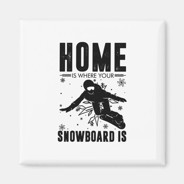 Imã Snowboarders (Frente)