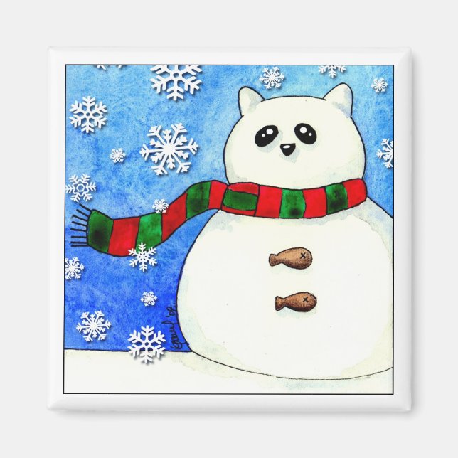 Imã SNOWCAT - Magnet (Frente)