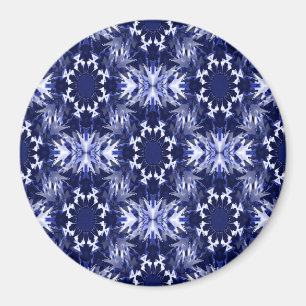 Imã Snowflakes en bleu.....