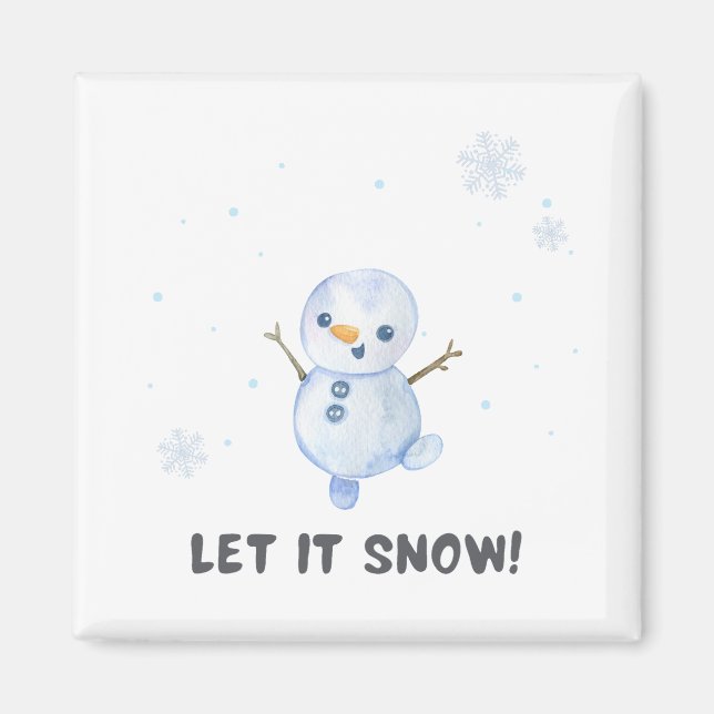 Imã Snowman (Frente)