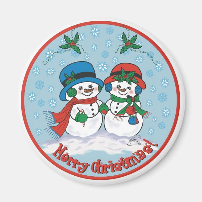 Imã Snowman (Frente)