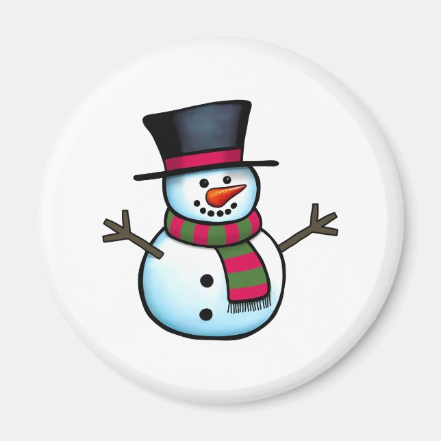 Imã Snowman (Frente)