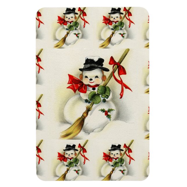 Ímã Snowman 009 (Vertical)