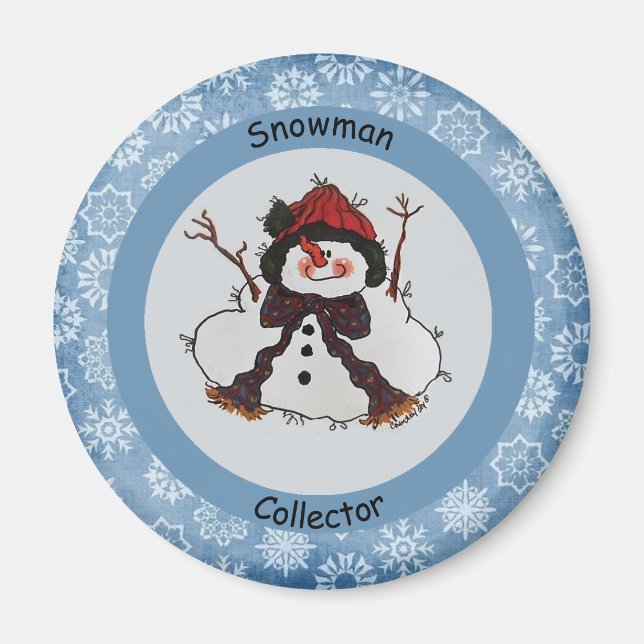 Imã Snowman Collector Magnet (Frente)