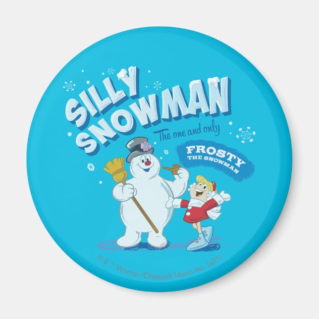 Imã Snowman™ congelado | "Bobo Snowman" (Frente)