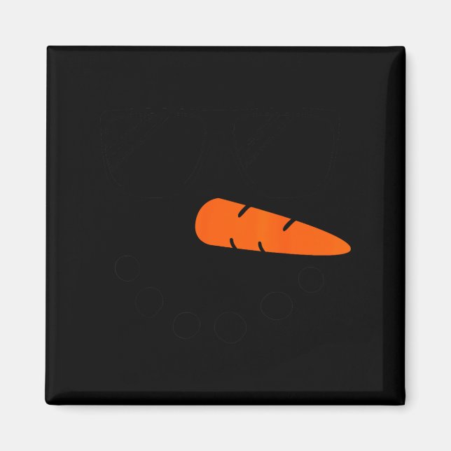 Imã Snowman Face Shirt Boys Kids Toddler Gle Christmas (Frente)