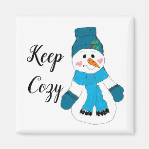 Imã Snowman Keep Cozy