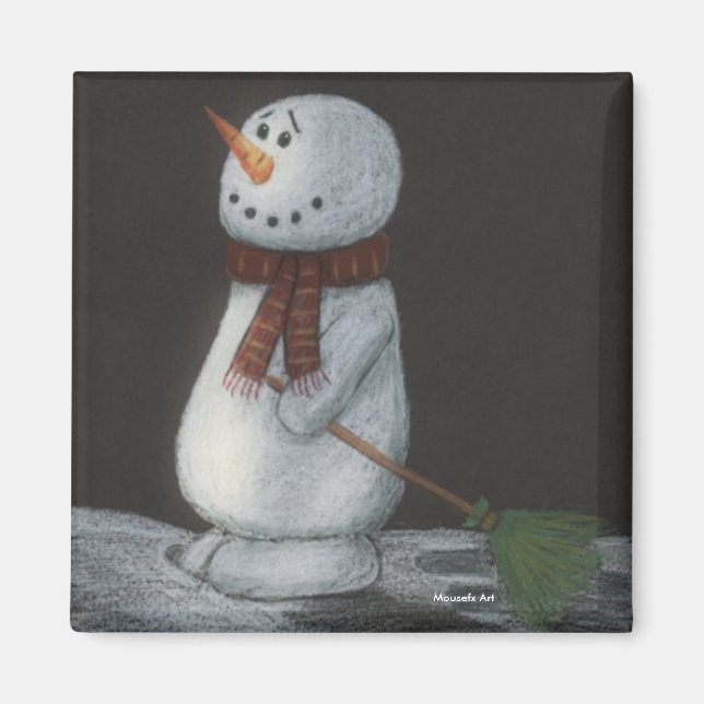 Imã Snowman Magnet (Frente)