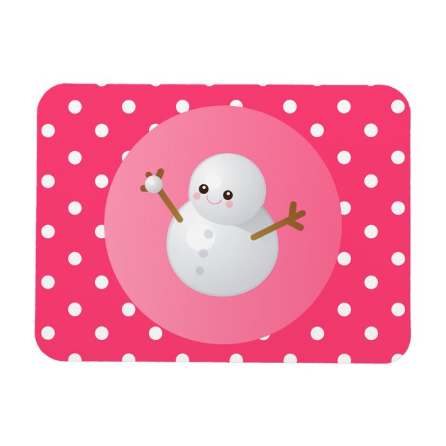 Ímã Snowman Magnet (Horizontal)