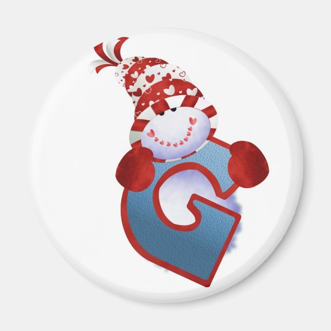 Imã Snowman Magnet (Frente)