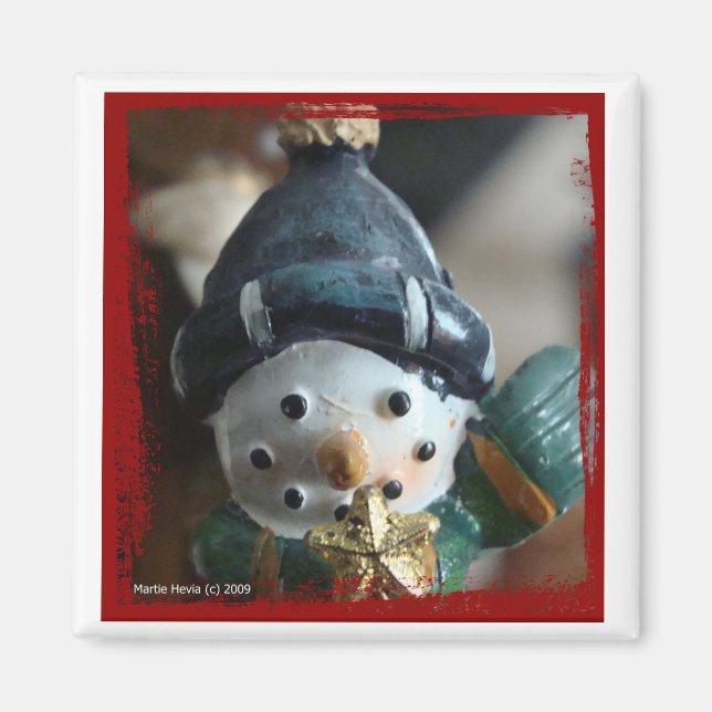 Imã Snowman Magnet (Frente)