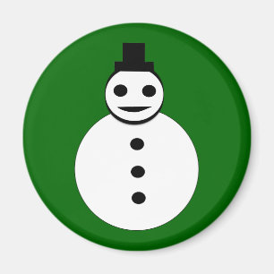 Imã Snowman Magnet, um sorriso de Natal