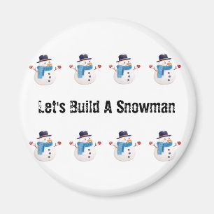 Imã Snowman Magnets
