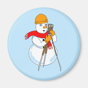 Imã Snowman Surveyor