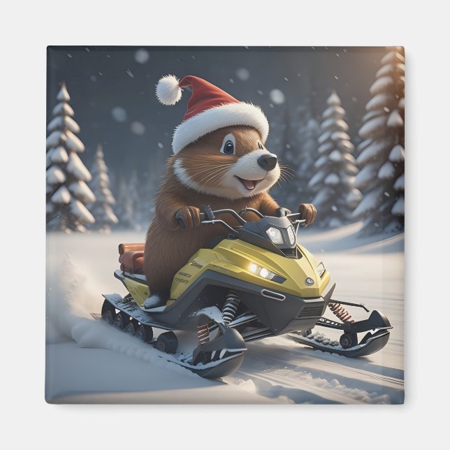 Imã Snowmobile Magnet (Frente)