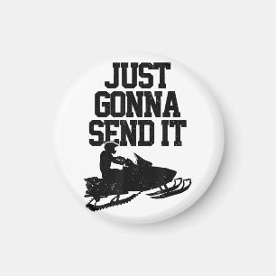 Imã Snowmobile Vai Enviar Um Motor Engraçado Gif