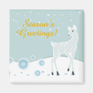 Imã Snowy Deer