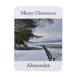 Ímã Snowy Morning Flexível