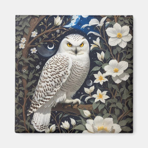 Imã Snowy Owl Moonlight