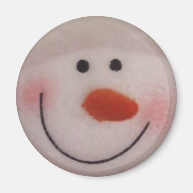 Imã Snowy Snowman (Frente)