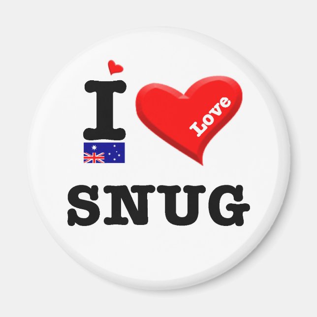 Imã SNUG - I Love (Frente)