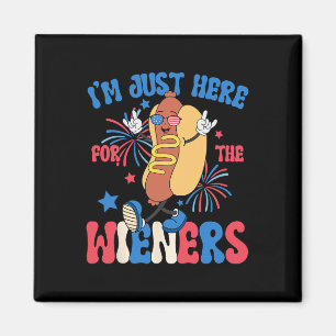 Imã Só Aqui Para Os Weiners 4 De Julho Engraçados Quen