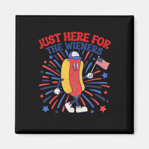 Imã Só Aqui Para Os Wieners 4 De Julho Engraçados Quen