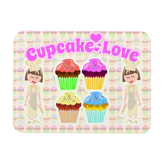 Ímã So Cute Cupcake Design (Horizontal)