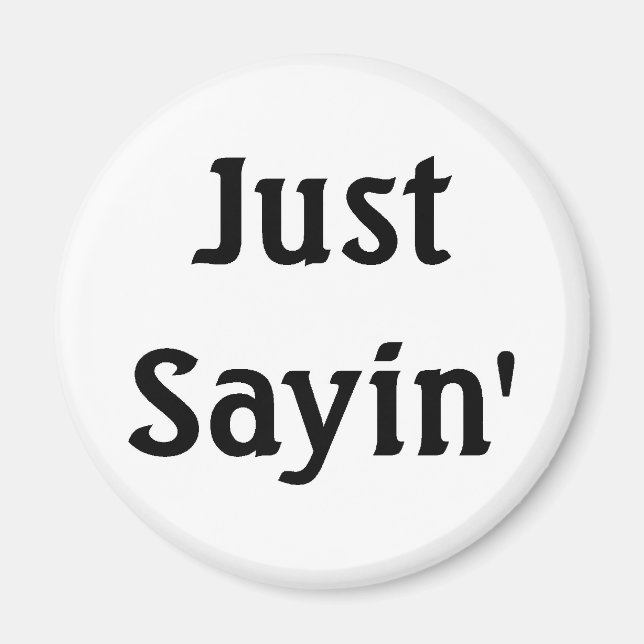 Imã Só dizendo (Frente)