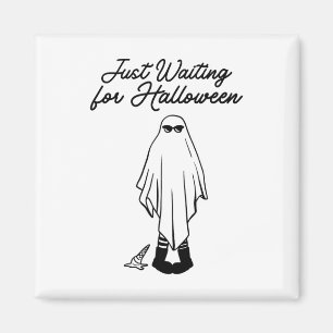 Imã Só Esperando O Halloween Spooky Ghost Summer Hal