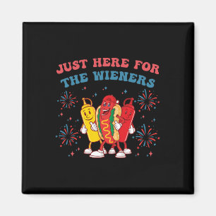 Imã Só estou aqui para os Wieners Engraçados 4 de julh