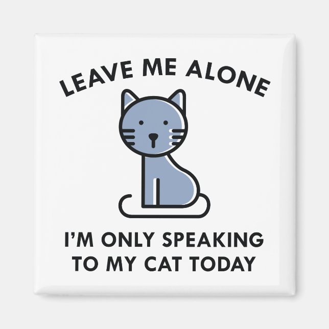 Imã Só Falando Com Meu Gato (Frente)