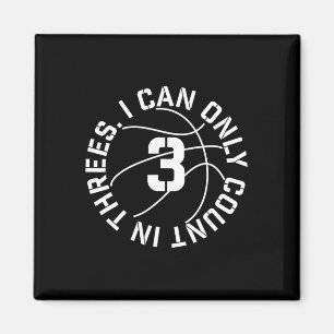 Imã Só posso contar com 3 pontos de basquete