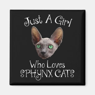 Imã Só Uma Garota Que Adora Gatos De Sphynx