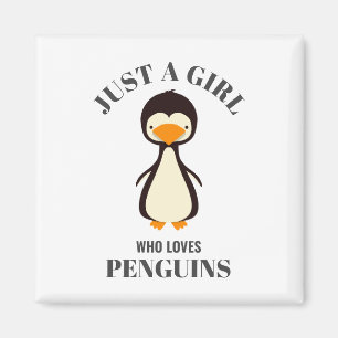 Imã Só uma garota que ama Pinguins
