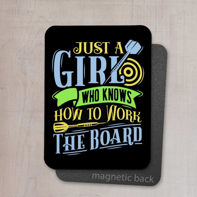 Ímã Só uma garota que sabe trabalhar no Conselho - Dar (Criador carregado)