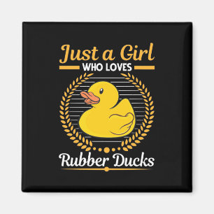 Imã Só Uma Menina Que Adora Pato De Borracha