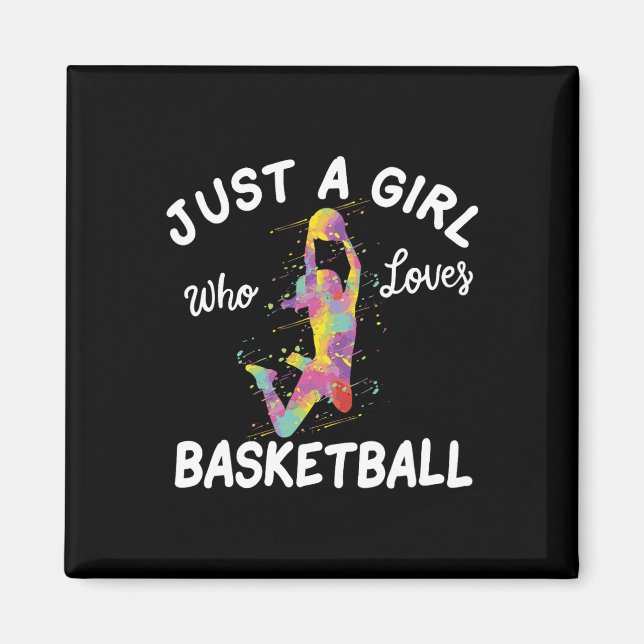 Imã Só Uma Menina Que Ama Uma Garota De Basquete (Frente)
