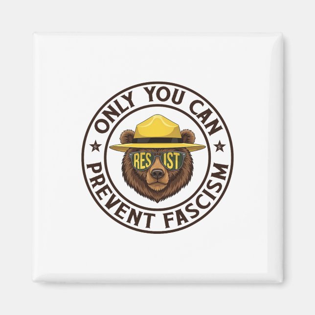 Imã Só Você Pode Impedir Que O Urso Fascismo Resista A (Frente)