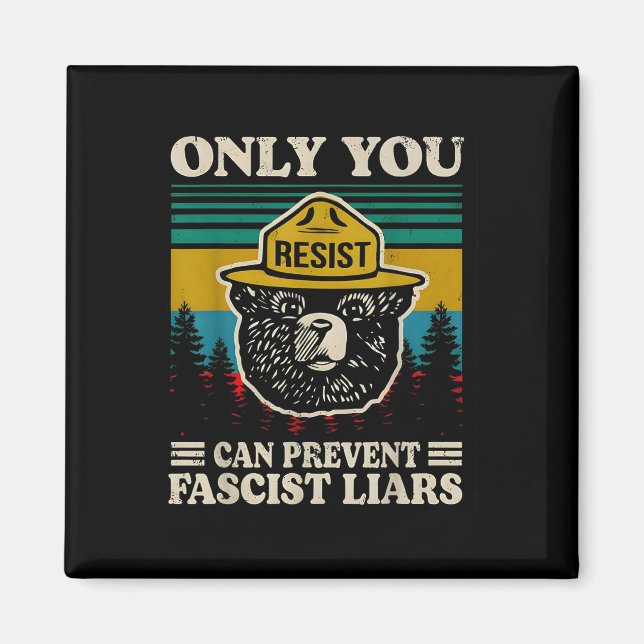Imã Só Você Resiste Pode Impedir Mentiras Fascistas (Frente)