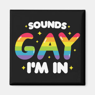 Imã Soa Gay Estou Dentro Camiseta Engraçada Orgulho LG
