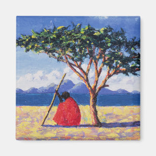 Imã Sob a árvore 1991 da acácia