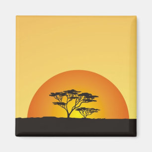 Imã Sob céus africanos: Por do sol de África