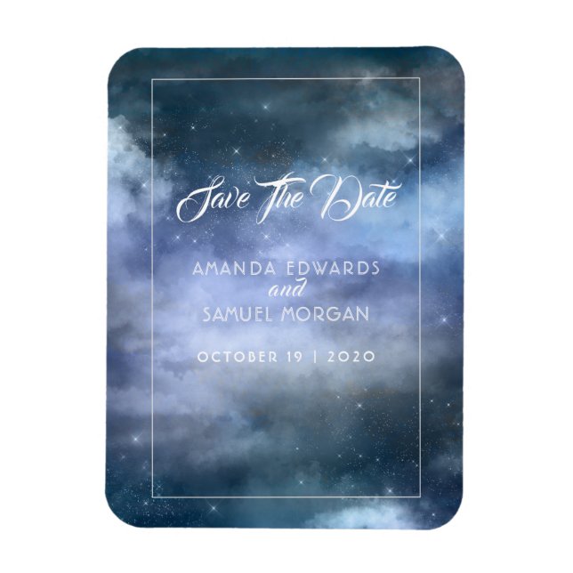 Ímã Sobre o Casamento da Nuvem Nove (Vertical)