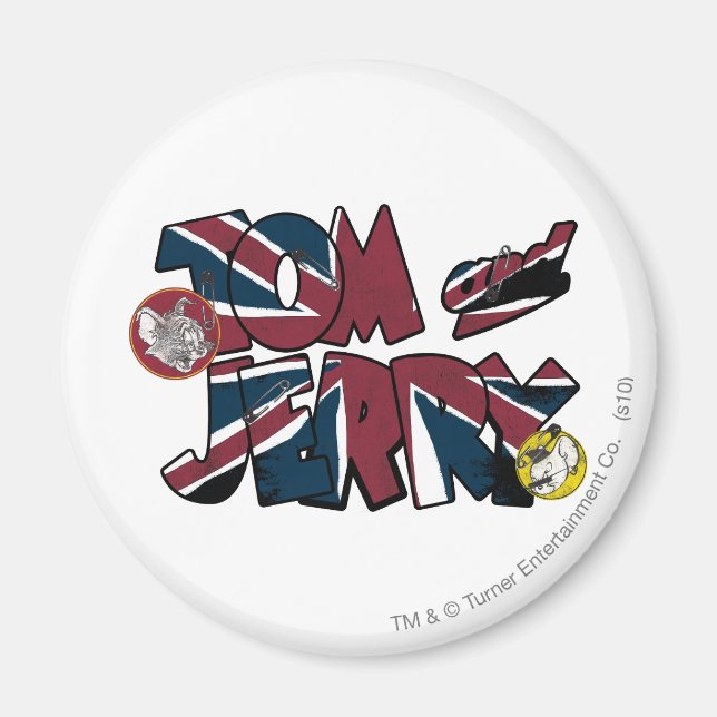 Imã Sobrecarga de Tom e Jerry UK 2 (Frente)