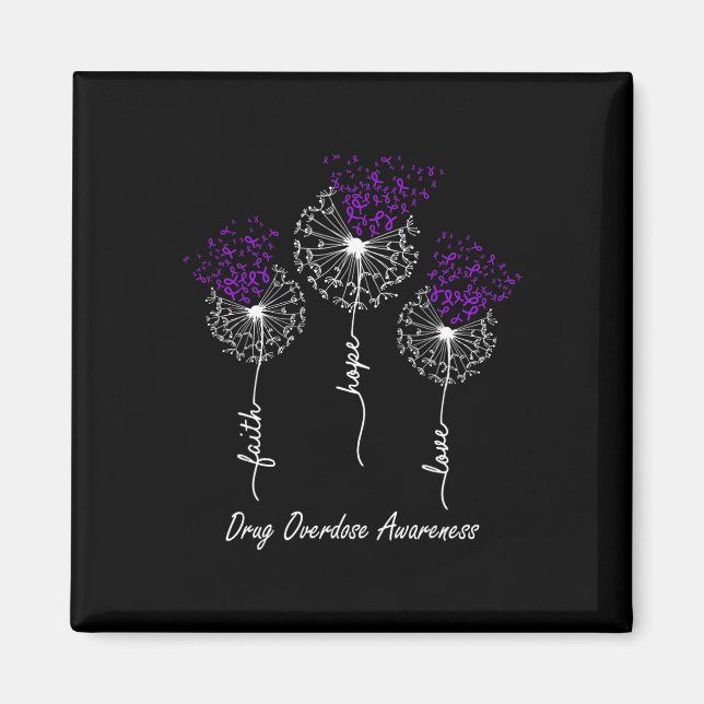 Imã Sobredosagem de drogas Sensibilização Fé Esperança (Frente)