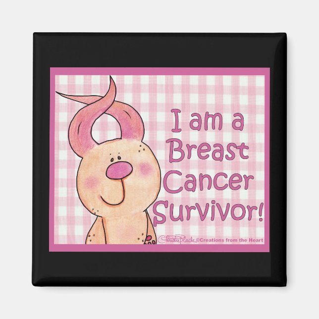 Imã Sobrevivência do Câncer da Mama (Frente)