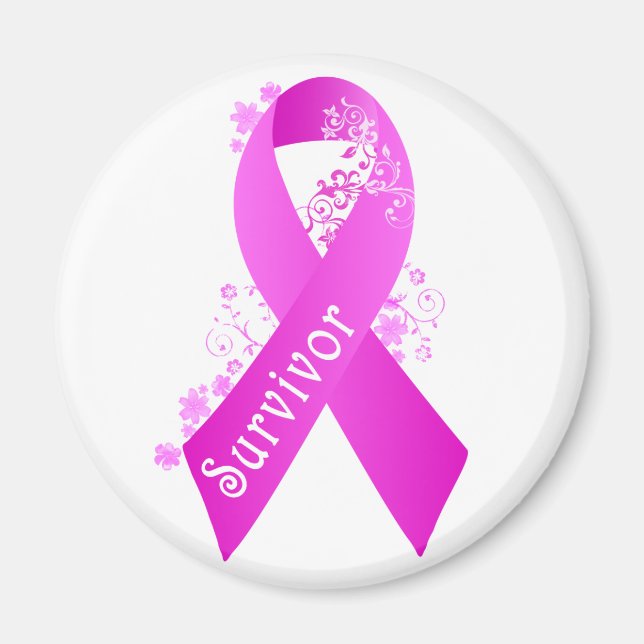 Imã Sobrevivência do Câncer da Mama (Frente)