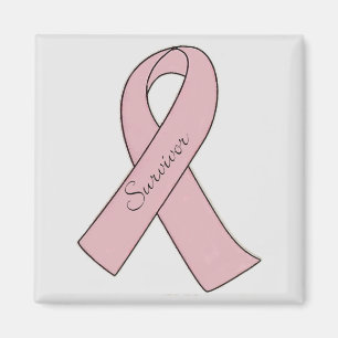 Imã Sobrevivente cor-de-rosa da fita - ímã