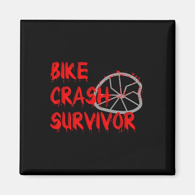 Imã Sobrevivente de Acidente de Bicicleta Piada de Que (Frente)